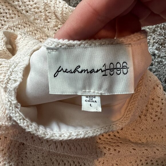 Freshman 1996 2 piece crochet set L - Picture 11 of 12